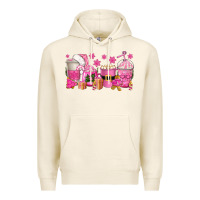 Tofu pink christmas coffee cups Premium Hoodie - texasbilliewilder