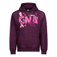 Mauve Wine Breast Cancer CNA Certified Nursing Assistant Urban Hoodie - texasbilliewilder