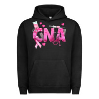 Pigment Black Breast Cancer CNA Certified Nursing Assistant Urban Hoodie - texasbilliewilder