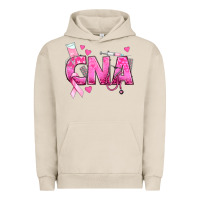 Pigment French Oak Breast Cancer CNA Certified Nursing Assistant Urban Hoodie - texasbilliewilder