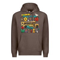 Coffee they see me rollin they waitin Premium Hoodie - texasbilliewilder