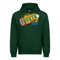 Forest Green fourth grade dude Urban Hoodie - RanaPortraitStore