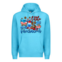 Ocean Blue little miss firecracker Premium Hoodie - AdoDesignShop