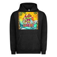 Pigment Black hello summer gnomes Urban Hoodie - Zillion Design Studio