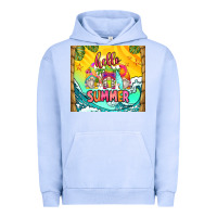 Pigment Grape Ice hello summer gnomes Urban Hoodie - Zillion Design Studio