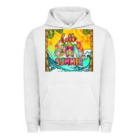 Pigment Lunar Rock hello summer gnomes Urban Hoodie - Zillion Design Studio