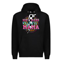 Black hot mess express mama Premium Hoodie - Zillion Design Studio
