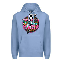 Colony Blue hot mess express mama Premium Hoodie - Zillion Design Studio