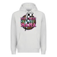 Dove Grey hot mess express mama Premium Hoodie - Zillion Design Studio