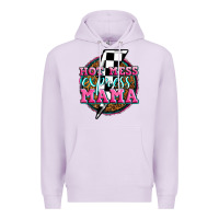 Lilac hot mess express mama Premium Hoodie - Zillion Design Studio