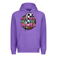 Purple hot mess express mama Premium Hoodie - Zillion Design Studio