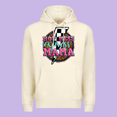Hot Mess Express Mama Premium Hoodie Designed By Zillion Design Studio