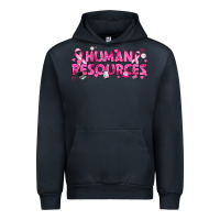 Navy Breast Cancer Human Resources Urban Hoodie - texasbilliewilder