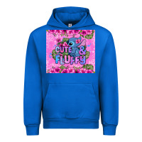 Cobalt cute and fluffy stitch Urban Hoodie - Zillion Design Studio
