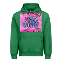 Emerald cute and fluffy stitch Urban Hoodie - Zillion Design Studio