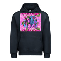 Navy cute and fluffy stitch Urban Hoodie - Zillion Design Studio