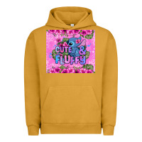 Pigment Peanut Butter cute and fluffy stitch Urban Hoodie - Zillion Design Studio