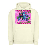 Pigment Pistachio cute and fluffy stitch Urban Hoodie - Zillion Design Studio