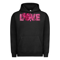 Pigment Black Breast Cancer Love Urban Hoodie - texasbilliewilder