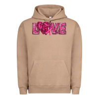 Pigment Burro Breast Cancer Love Urban Hoodie - texasbilliewilder