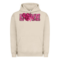 Pigment French Oak Breast Cancer Love Urban Hoodie - texasbilliewilder