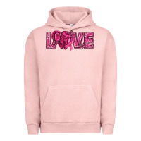 Pigment Salmon Breast Cancer Love Urban Hoodie - texasbilliewilder