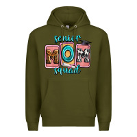 Army Green senior mom squad Premium Hoodie - Zillion Design Studio