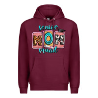 Burgundy senior mom squad Premium Hoodie - Zillion Design Studio