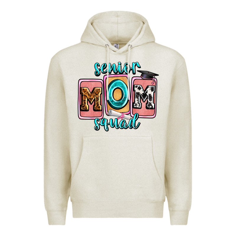 Senior Mom Squad Premium Hoodie by Zillion Design Studio | Teevron