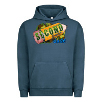 Pigment Midnight Navy second grade dude Urban Hoodie - RanaPortraitStore