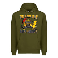 Army Green they see me rollin they waiting Premium Hoodie - texasbilliewilder