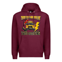 Burgundy they see me rollin they waiting Premium Hoodie - texasbilliewilder