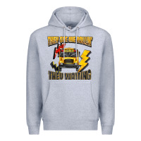 Heather Grey they see me rollin they waiting Premium Hoodie - texasbilliewilder