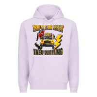 Lilac they see me rollin they waiting Premium Hoodie - texasbilliewilder