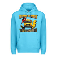 Ocean Blue they see me rollin they waiting Premium Hoodie - texasbilliewilder