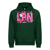 Forest Green Breast Cancer LPN Licensed Practical Nurse Urban Hoodie - texasbilliewilder