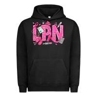 Pigment Black Breast Cancer LPN Licensed Practical Nurse Urban Hoodie - texasbilliewilder