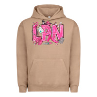 Pigment Burro Breast Cancer LPN Licensed Practical Nurse Urban Hoodie - texasbilliewilder