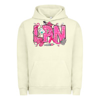 Pigment Pistachio Breast Cancer LPN Licensed Practical Nurse Urban Hoodie - texasbilliewilder