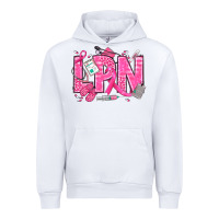 White Breast Cancer LPN Licensed Practical Nurse Urban Hoodie - texasbilliewilder