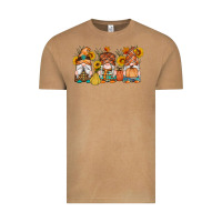 Vintage Camel fall gnomes pumpkin sunflowers Vintage Tee - Artiststas