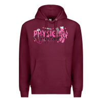 Burgundy breast cancer physician Premium Hoodie - texasbilliewilder