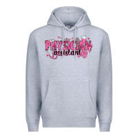 Heather Grey breast cancer physician Premium Hoodie - texasbilliewilder