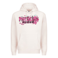 Pale Pink breast cancer physician Premium Hoodie - texasbilliewilder