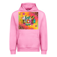 Fuchsia Pink best teacher ever Urban Hoodie - Zillion Design Studio