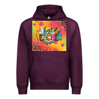 Mauve Wine best teacher ever Urban Hoodie - Zillion Design Studio