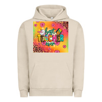 Pigment French Oak best teacher ever Urban Hoodie - Zillion Design Studio