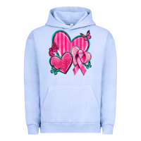 Pigment Grape Ice Breast Cancer Hearts Urban Hoodie - texasbilliewilder