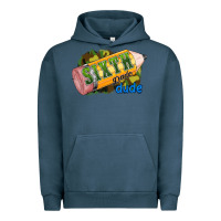 Pigment Midnight Navy sixth grade dude Urban Hoodie - RanaPortraitStore