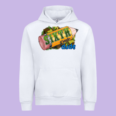 Sixth Grade Dude Urban Hoodie Designed By Ranaportraitstore
